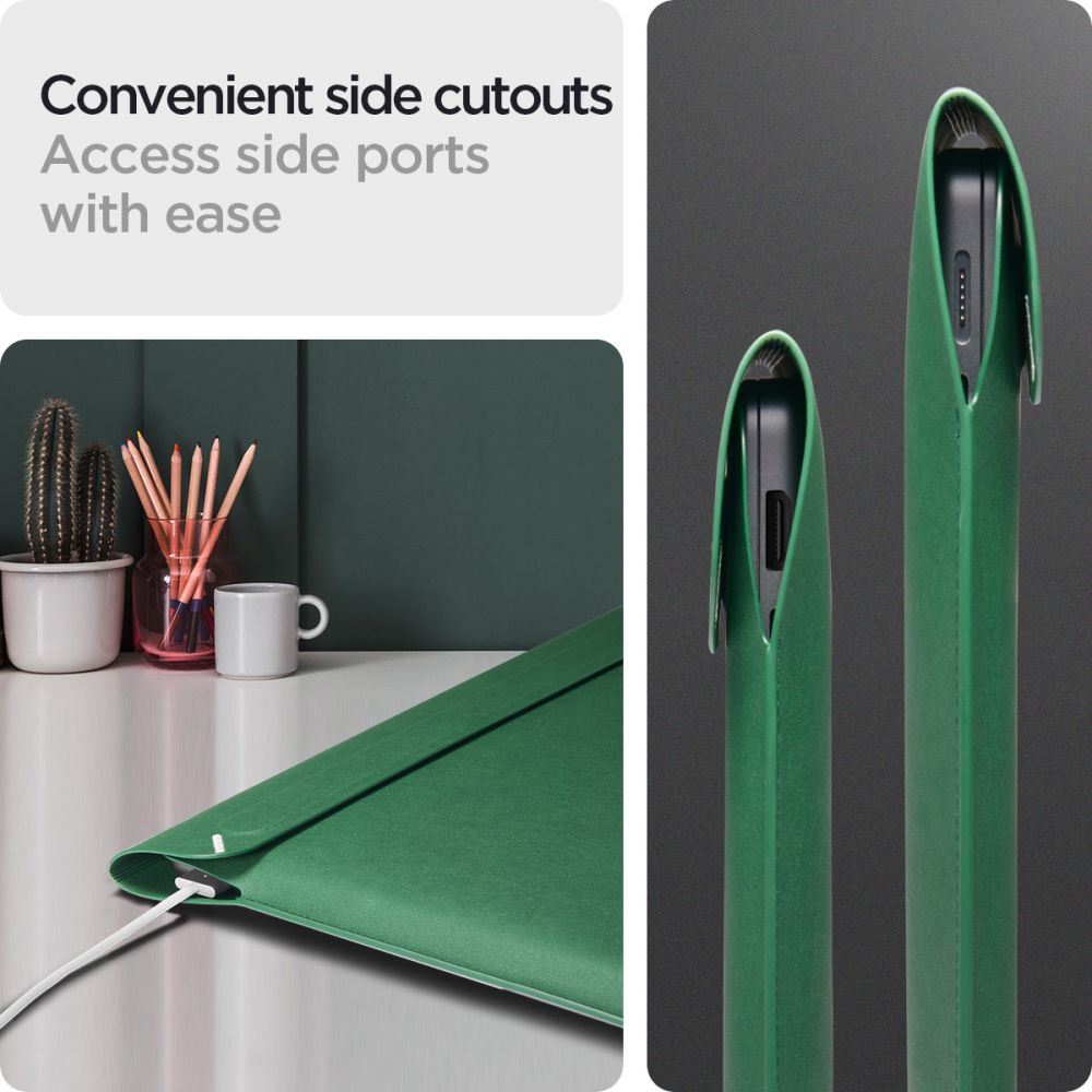 TAŠKA SPIGEN VALENTINUS SLEEVE LAPTOP 15-16 JEJU GREEN