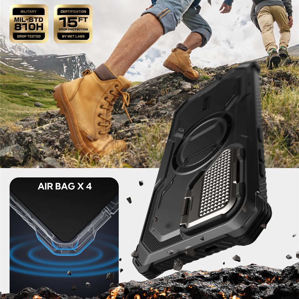 KRYT SUPCASE IBLSN ARMORBOX MAG MAGSAFE GALAXY S25 BLACK