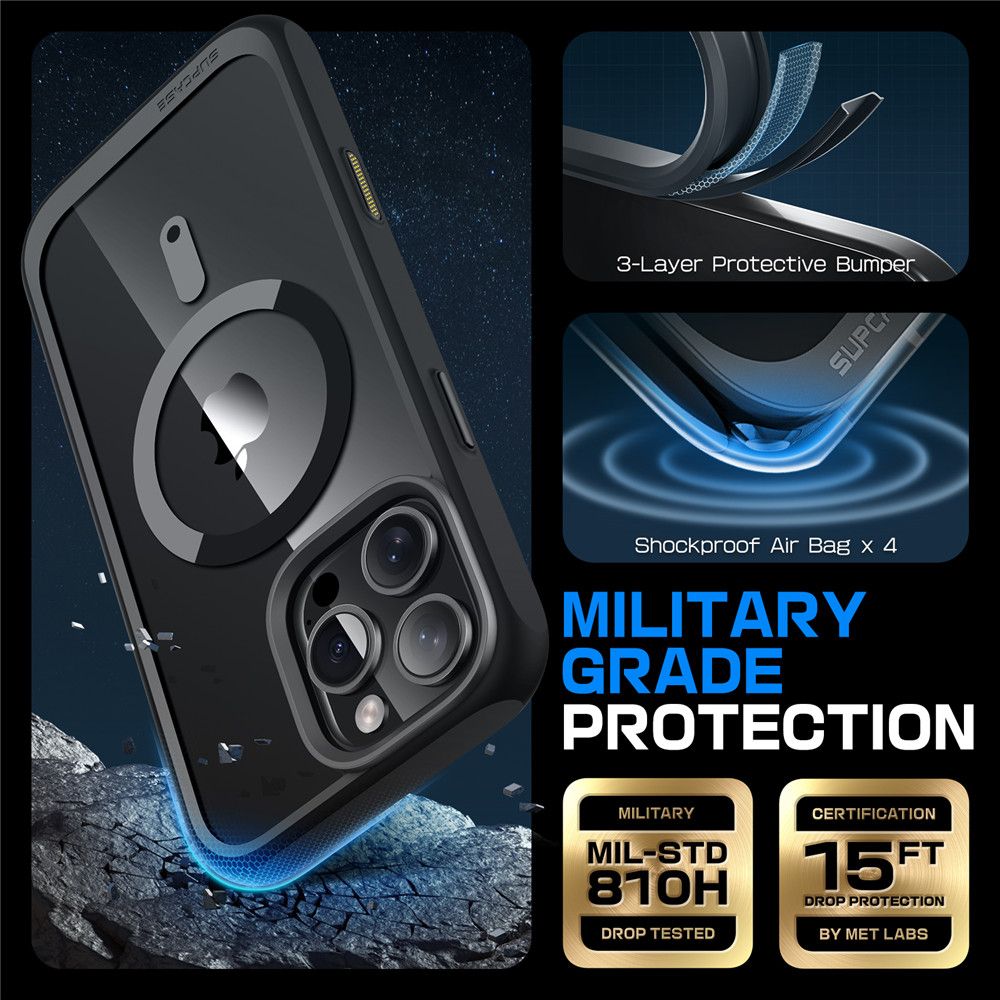 KRYT SUPCASE UB MAG MAGSAFE IPHONE 16 PRO BLACK