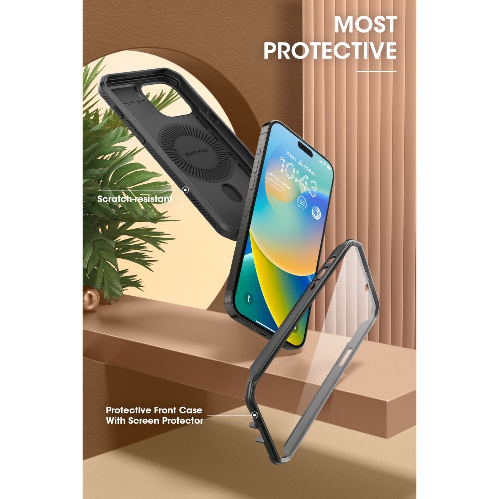 KRYT SUPCASE UB PRO MAG MAGSAFE IPHONE 15 PRO BLACK