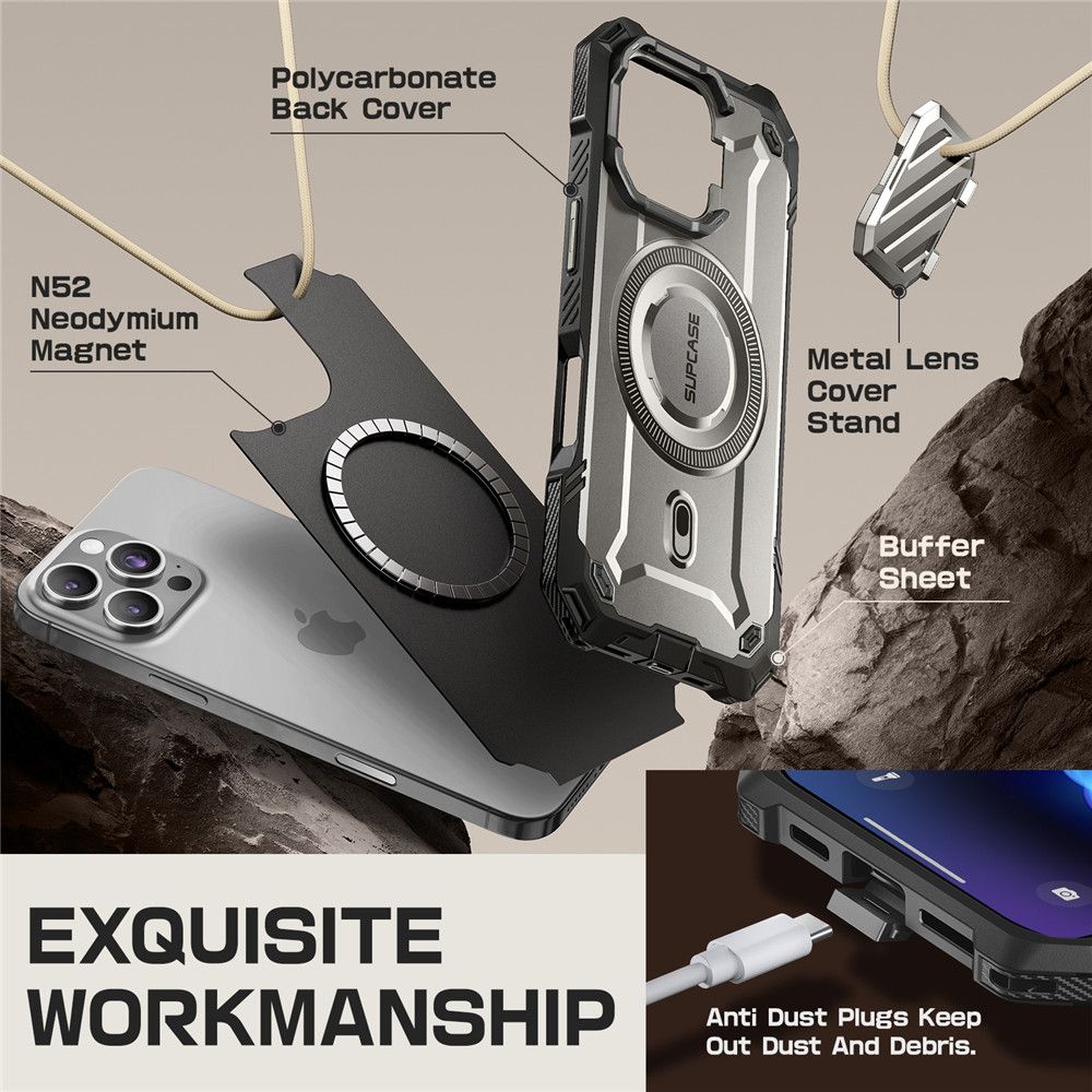 KRYT SUPCASE UB XT MAG MAGSAFE IPHONE 16 PRO TIGREY