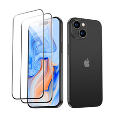 TVRDENÉ SKLO  ESR TEMPERED GLASS 2-PACK IPHONE 15 BLACK