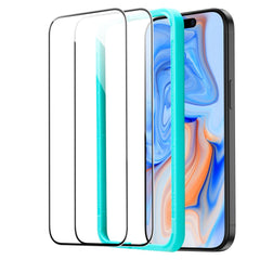 TVRDENÉ SKLO  ESR TEMPERED GLASS 2-PACK IPHONE 15 BLACK
