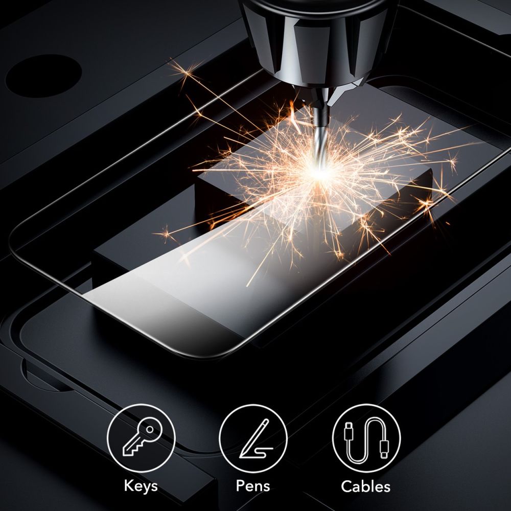 TVRDENÉ SKLO ESR TEMPERED GLASS 2-PACK IPHONE 16 PRO CLEAR