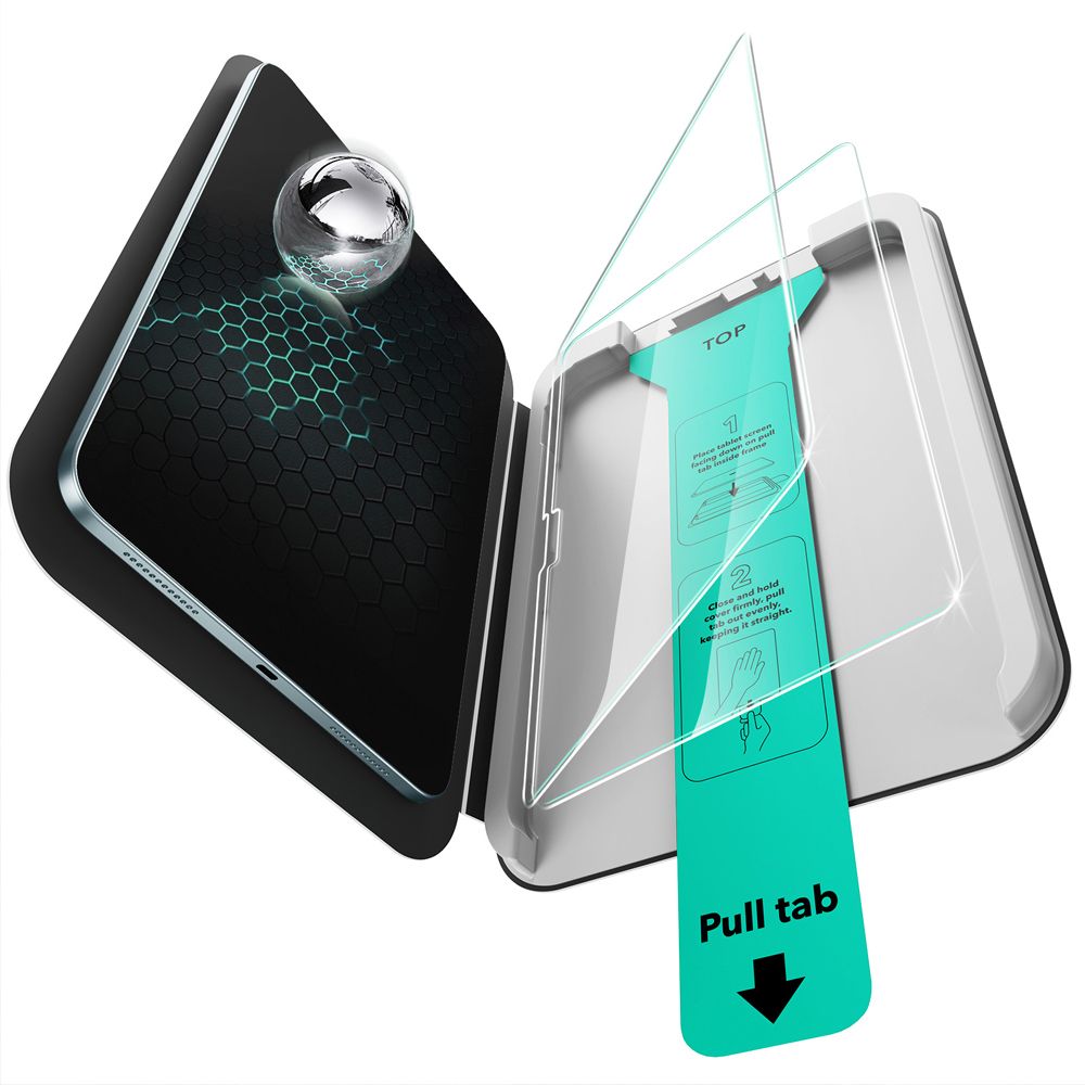 TVRDENÉ SKLO ESR ULTRAFIT TEMPERED GLASS 2-PACK IPAD AIR 13” 1 / 2 / 2024-2025 CLEAR