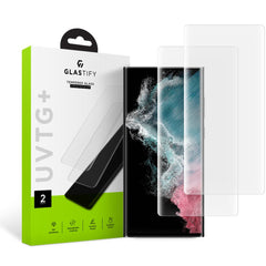 TVRDENÉ SKLO GLASTIFY UVTG+ 2-PACK GALAXY S23 ULTRA CLEAR
