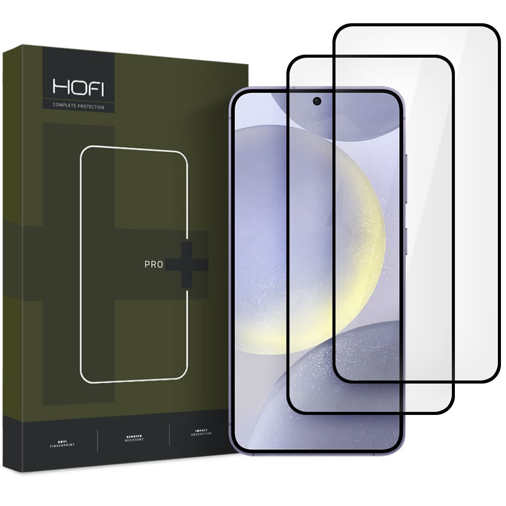 TVRDENÉ SKLO HOFI GLASS PRO+ 2-PACK GALAXY S25 BLACK