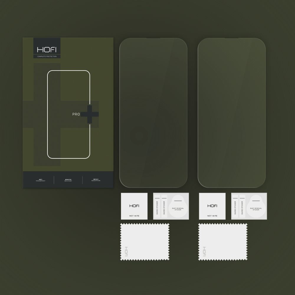 TVRDENÉ SKLO NA IPHONE 16 PLUS HOFI GLASS PRO+ 2-PACK CLEAR