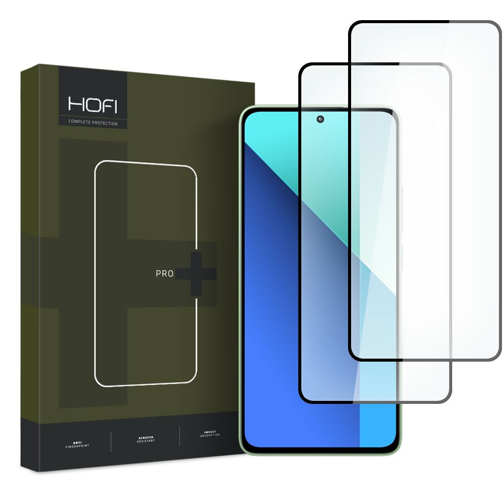 TVRDENÉ SKLO HOFI GLASS PRO+ 2-PACK XIAOMI REDMI NOTE 13 4G / LTE BLACK