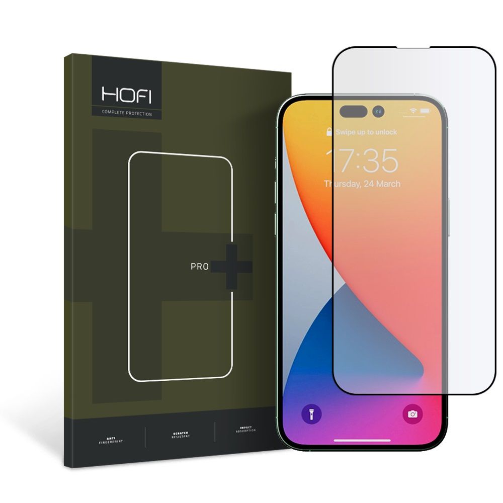 TVRDENÉ SKLO  HOFI GLASS PRO+ IPHONE 14 PRO MAX BLACK