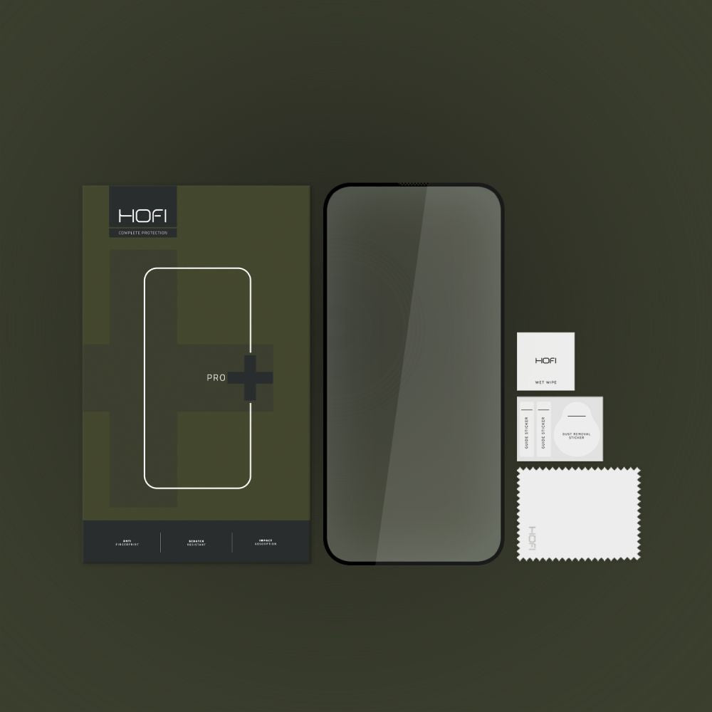 TVRDENÉ SKLO HOFI GLASS PRO+ IPHONE 15 PRO MAX BLACK