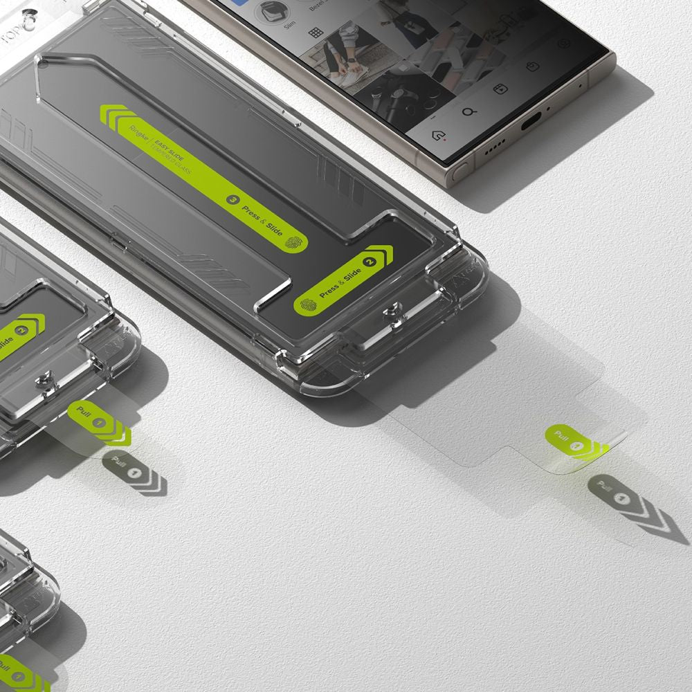 2X TVRDENÉ SKLO RINGKE EASY SLIDE 2-PACK GALAXY S24 ULTRA PRIVACY