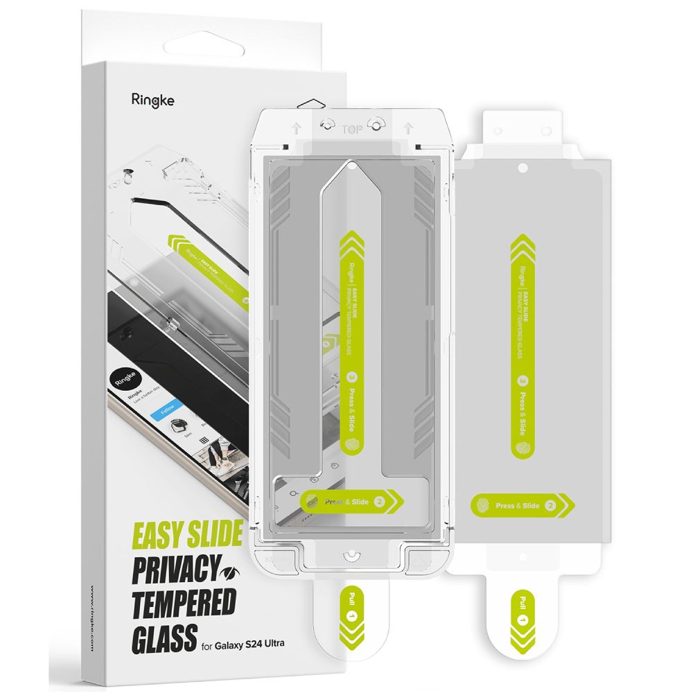 2X TVRDENÉ SKLO RINGKE EASY SLIDE 2-PACK GALAXY S24 ULTRA PRIVACY
