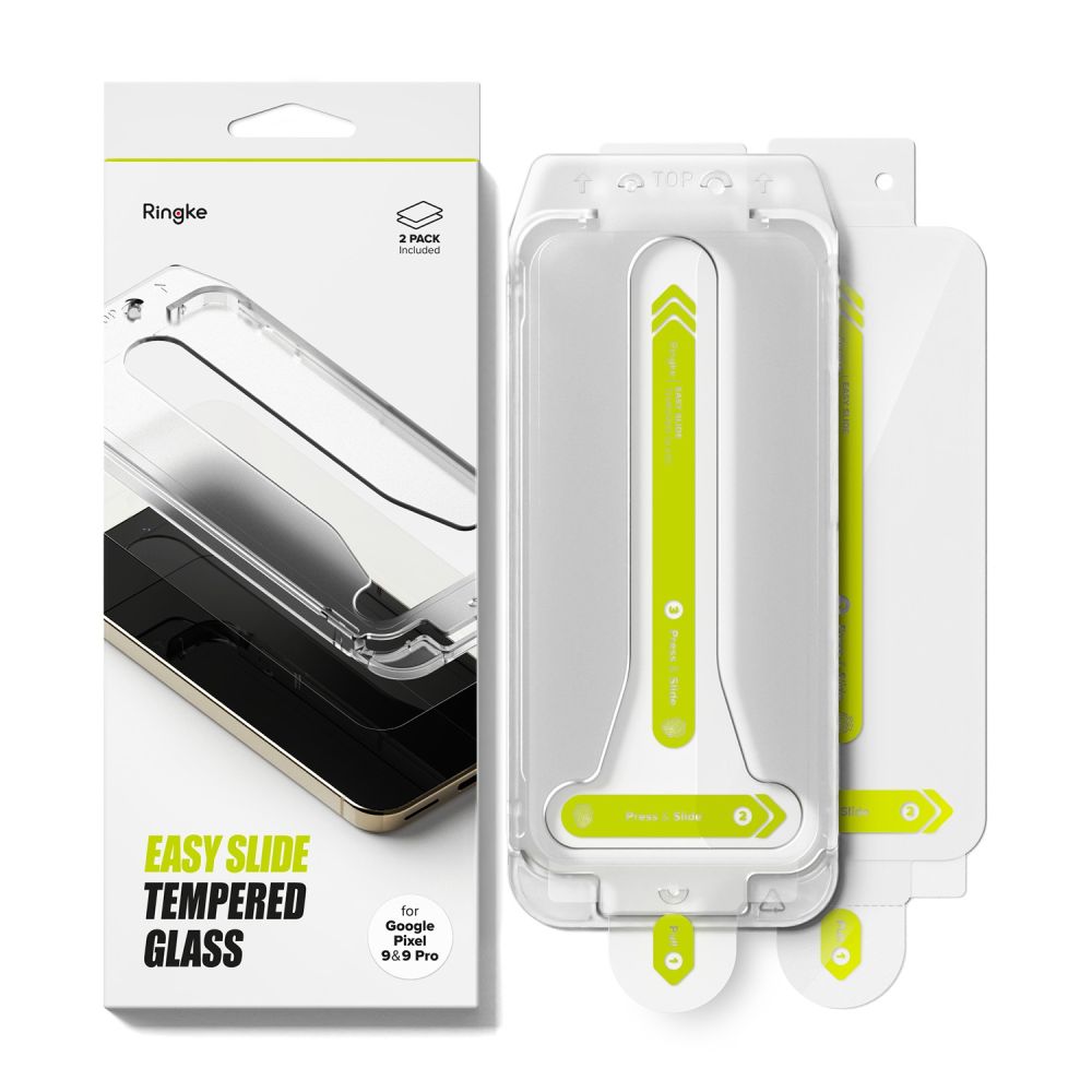 TVRDENÉ SKLO RINGKE EASY SLIDE 2-PACK GOOGLE PIXEL 9 / 9 PRO CLEAR