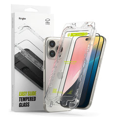TVRDENÉ SKLO RINGKE EASY SLIDE 2-PACK IPHONE 16 PRO BLACK