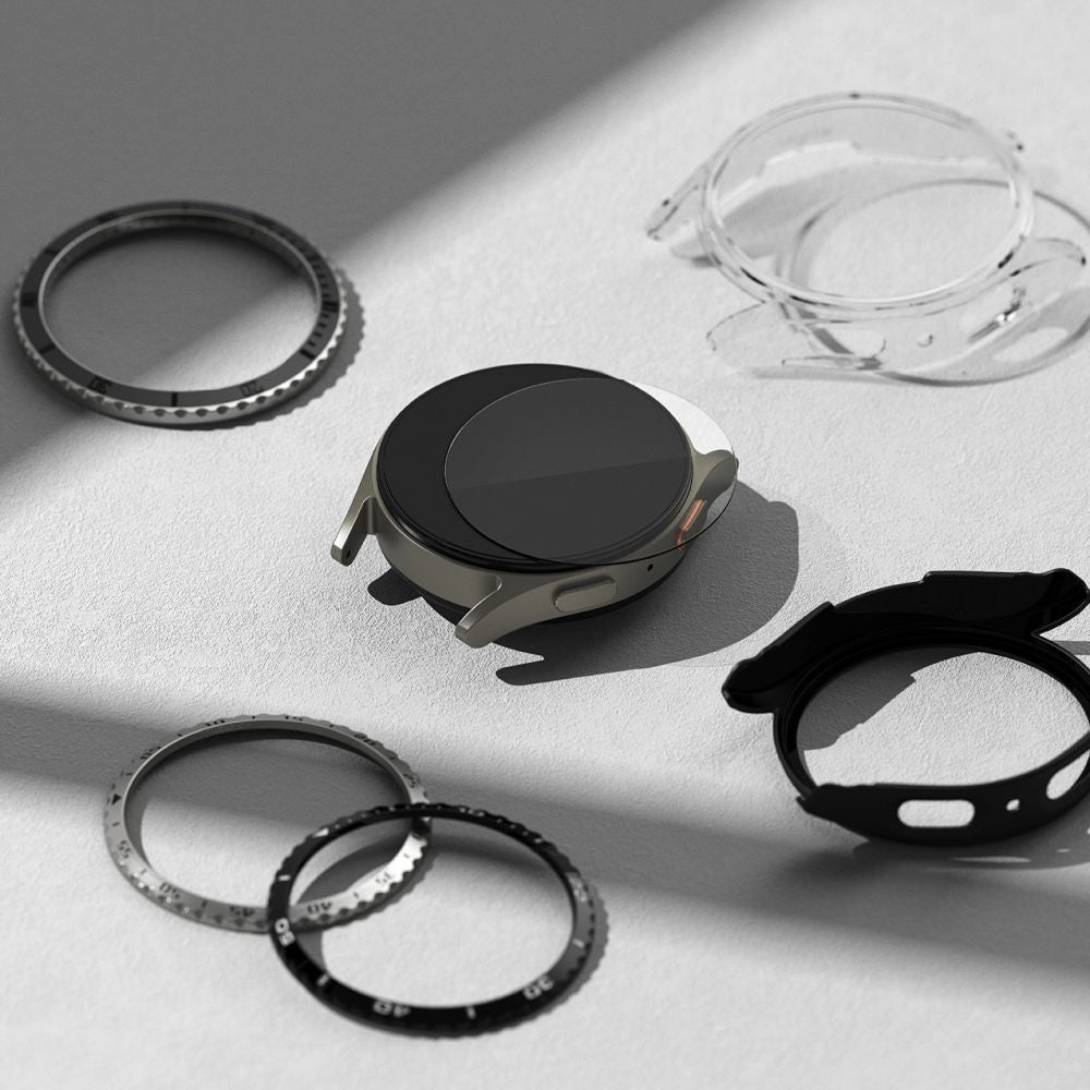 4X TVRDENÉ SKLO NA GALAXY WATCH 4 / 5 / 6 / 7 ( 44 MM ) RINGKE TEMPERED GLASS 4-PACK CLEAR