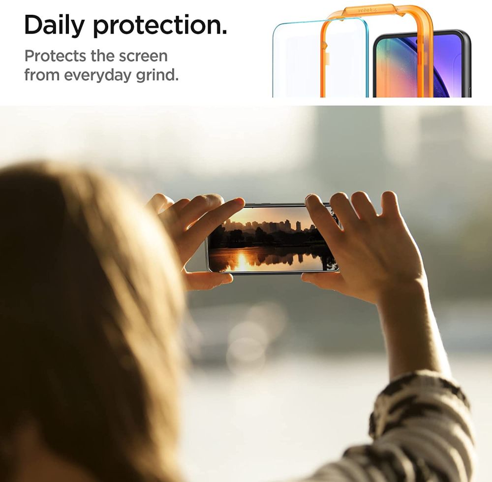 TVRDENÉ SKLO  SPIGEN ALM GLAS.TR 2-PACK GALAXY A54 5G CLEAR