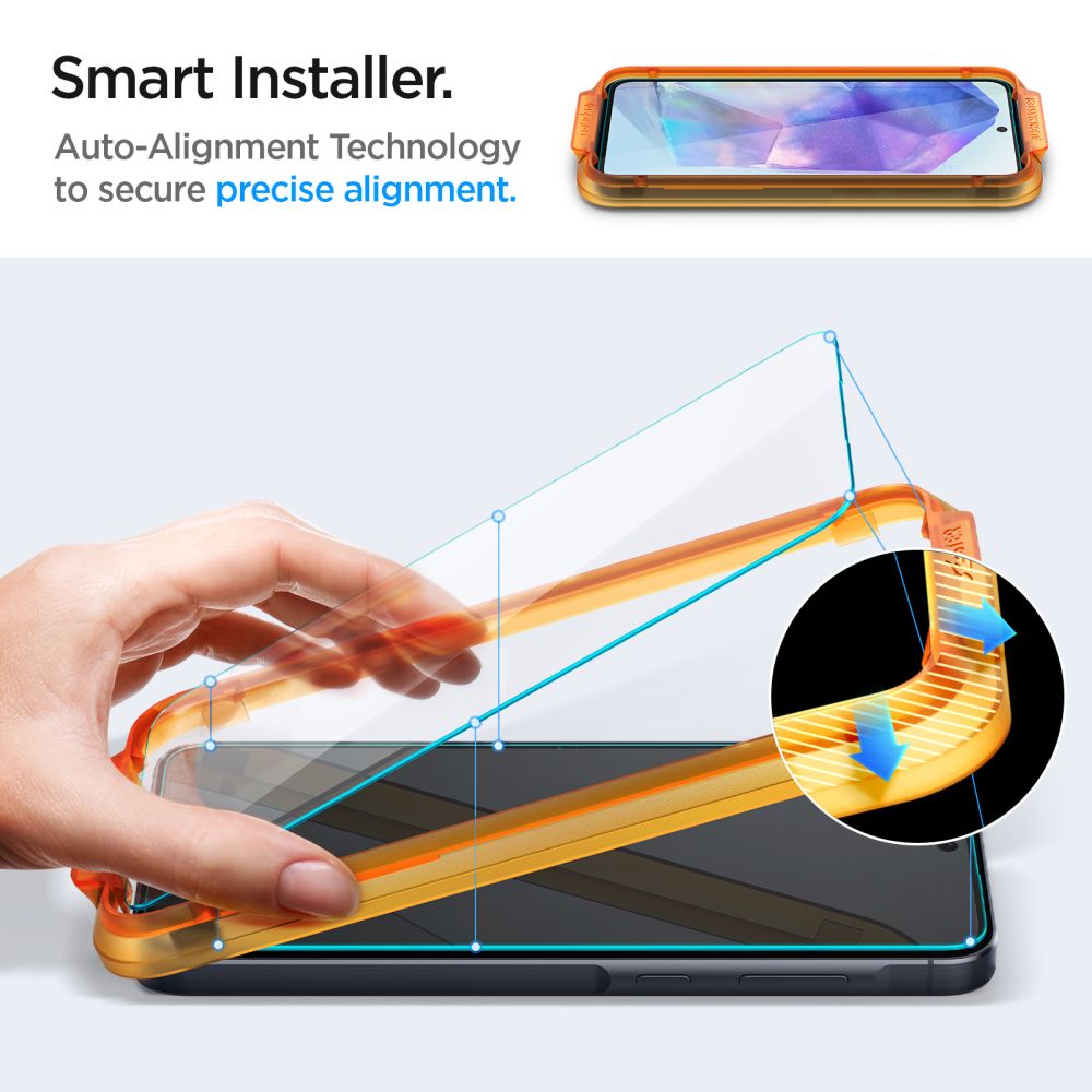 TVRDENÉ SKLO SPIGEN ALM GLAS.TR 2-PACK GALAXY A55 5G CLEAR