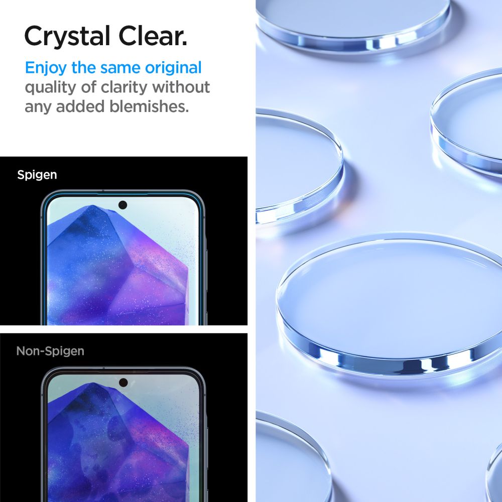 TVRDENÉ SKLO SPIGEN ALM GLAS.TR 2-PACK GALAXY A55 5G CLEAR