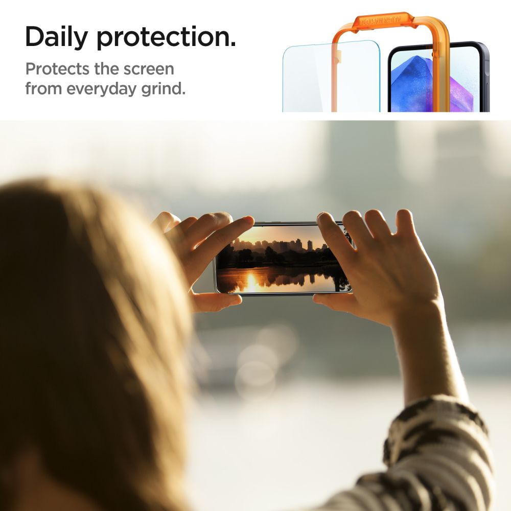 TVRDENÉ SKLO SPIGEN ALM GLAS.TR 2-PACK GALAXY A55 5G CLEAR
