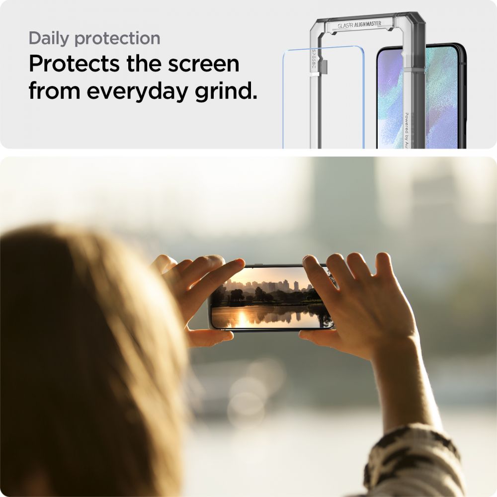TVRDENÉ SKLO SPIGEN ALM GLAS.TR 2-PACK GALAXY S21 FE