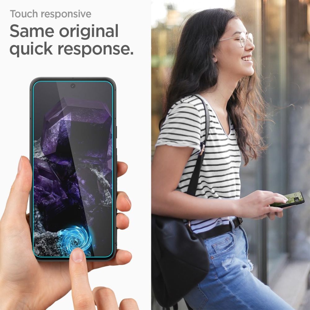 TVRDENÉ SKLO SPIGEN ALM GLAS.TR 2-PACK GOOGLE PIXEL 8 CLEAR