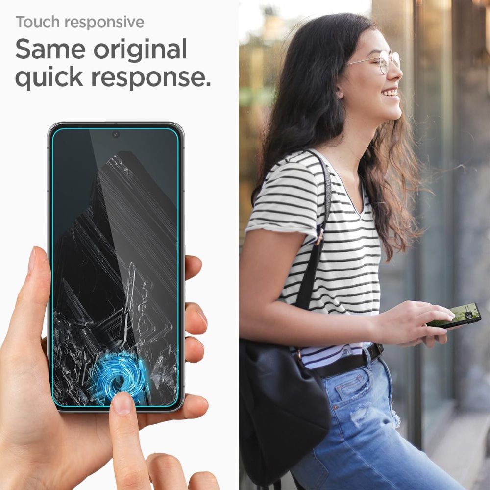 TVRDENÉ SKLO SPIGEN ALM GLAS.TR 2-PACK GOOGLE PIXEL 8 PRO CLEAR