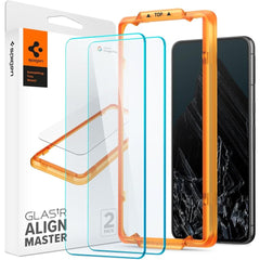 TVRDENÉ SKLO SPIGEN ALM GLAS.TR 2-PACK GOOGLE PIXEL 8 PRO CLEAR