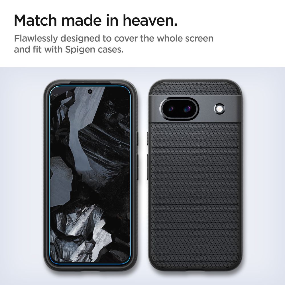 2X TVRDENÉ SKLO SPIGEN ALM GLAS.TR 2-PACK GOOGLE PIXEL 8A CLEAR