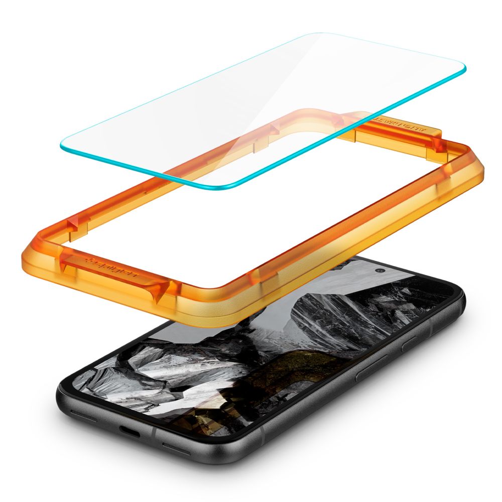 2X TVRDENÉ SKLO SPIGEN ALM GLAS.TR 2-PACK GOOGLE PIXEL 8A CLEAR
