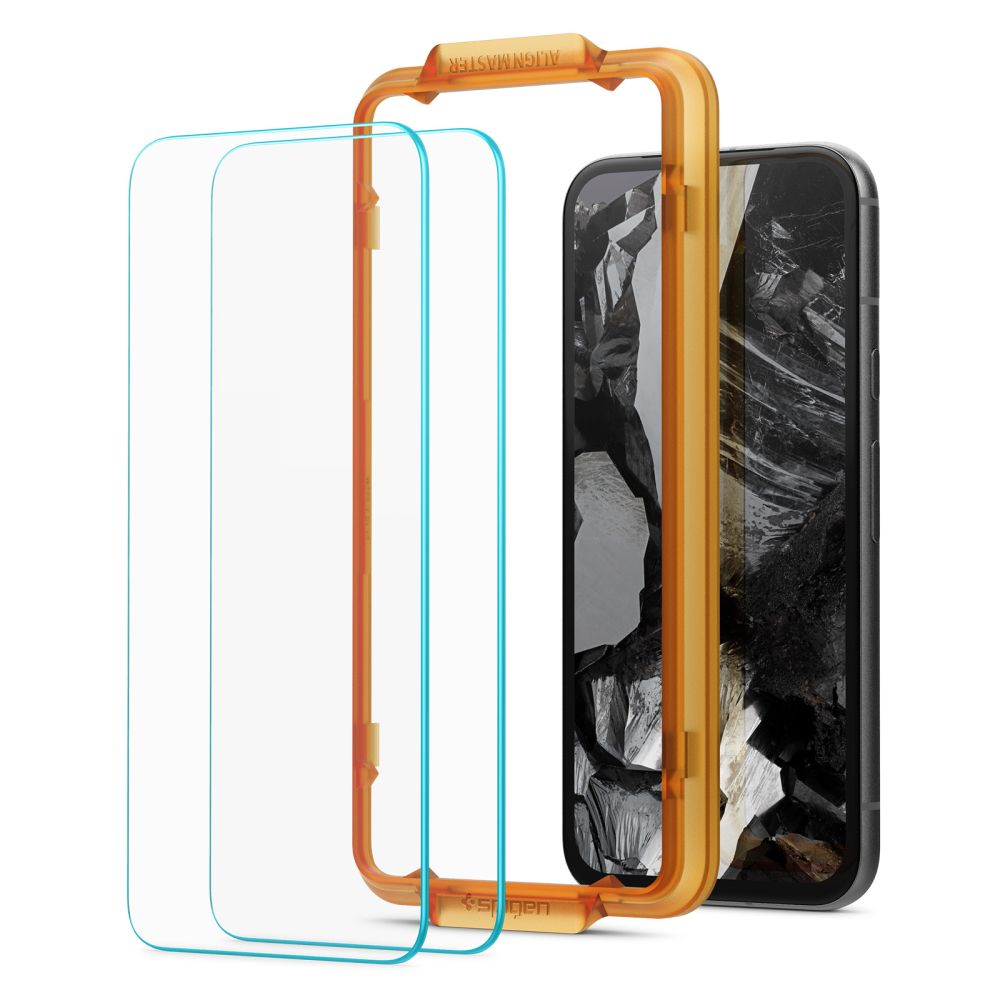 2X TVRDENÉ SKLO SPIGEN ALM GLAS.TR 2-PACK GOOGLE PIXEL 8A CLEAR