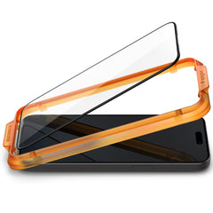 TVRDENÉ SKLO SPIGEN ALM GLASS FC 2-PACK IPHONE 15 PRO BLACK