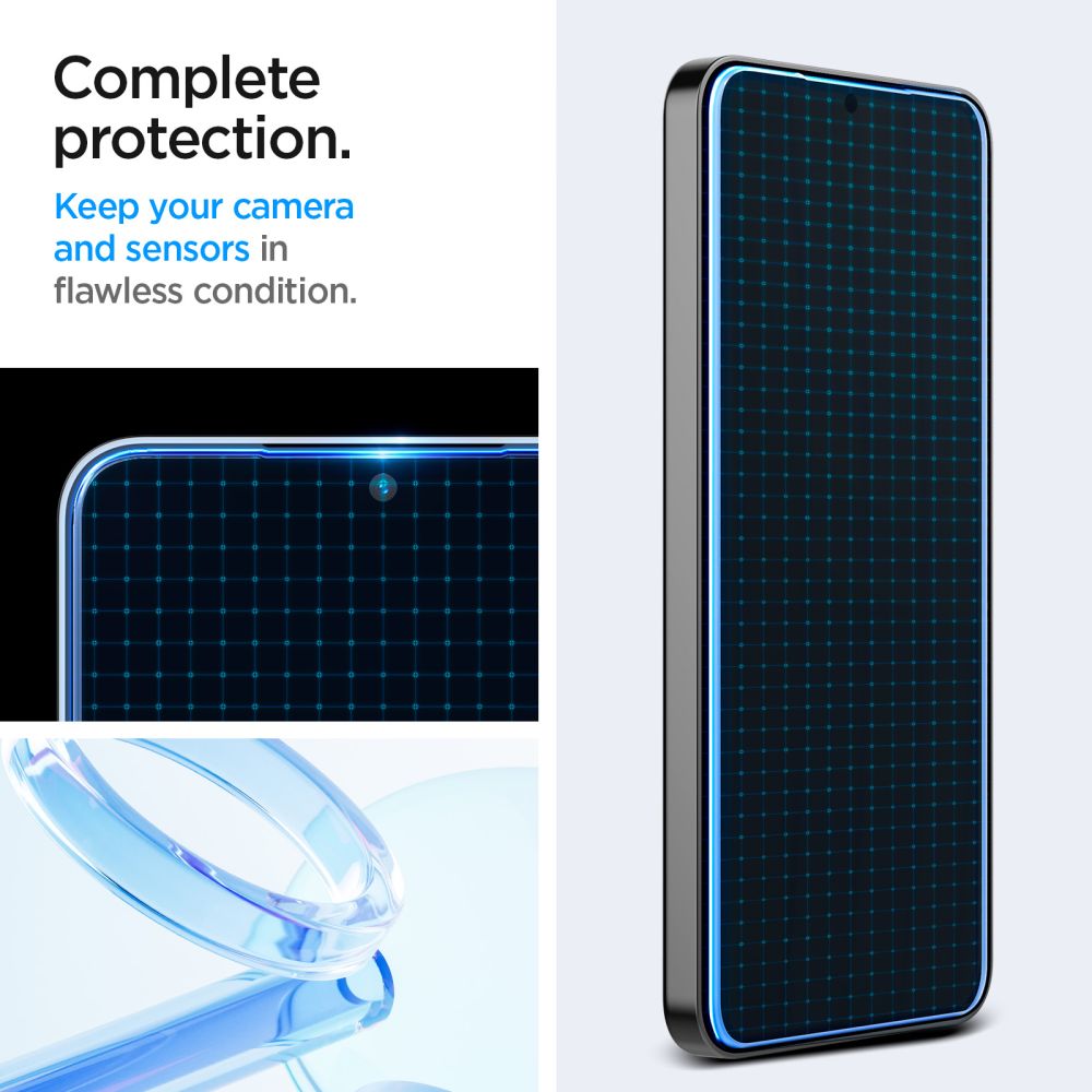 TVRDENÉ SKLO SPIGEN GLAS.TR ”EZ FIT” 2-PACK GALAXY S24 CLEAR