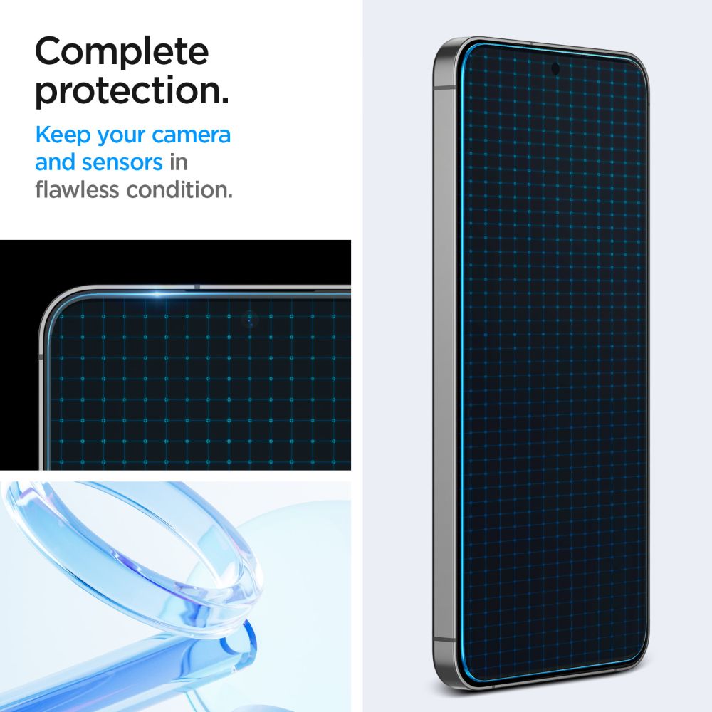 TVRDENÉ SKLO SPIGEN GLAS.TR ”EZ FIT” 2-PACK GALAXY S24 FE CLEAR