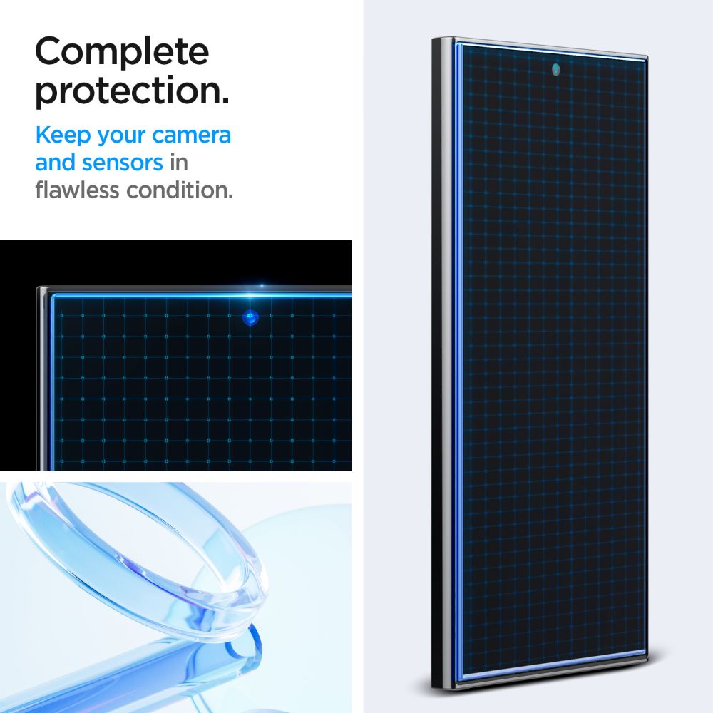 TVRDENÉ SKLO SPIGEN GLAS.TR ”EZ FIT” 2-PACK GALAXY S24 ULTRA CLEAR