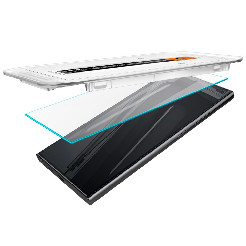 TVRDENÉ SKLO SPIGEN GLAS.TR ”EZ FIT” 2-PACK GALAXY S24 ULTRA CLEAR