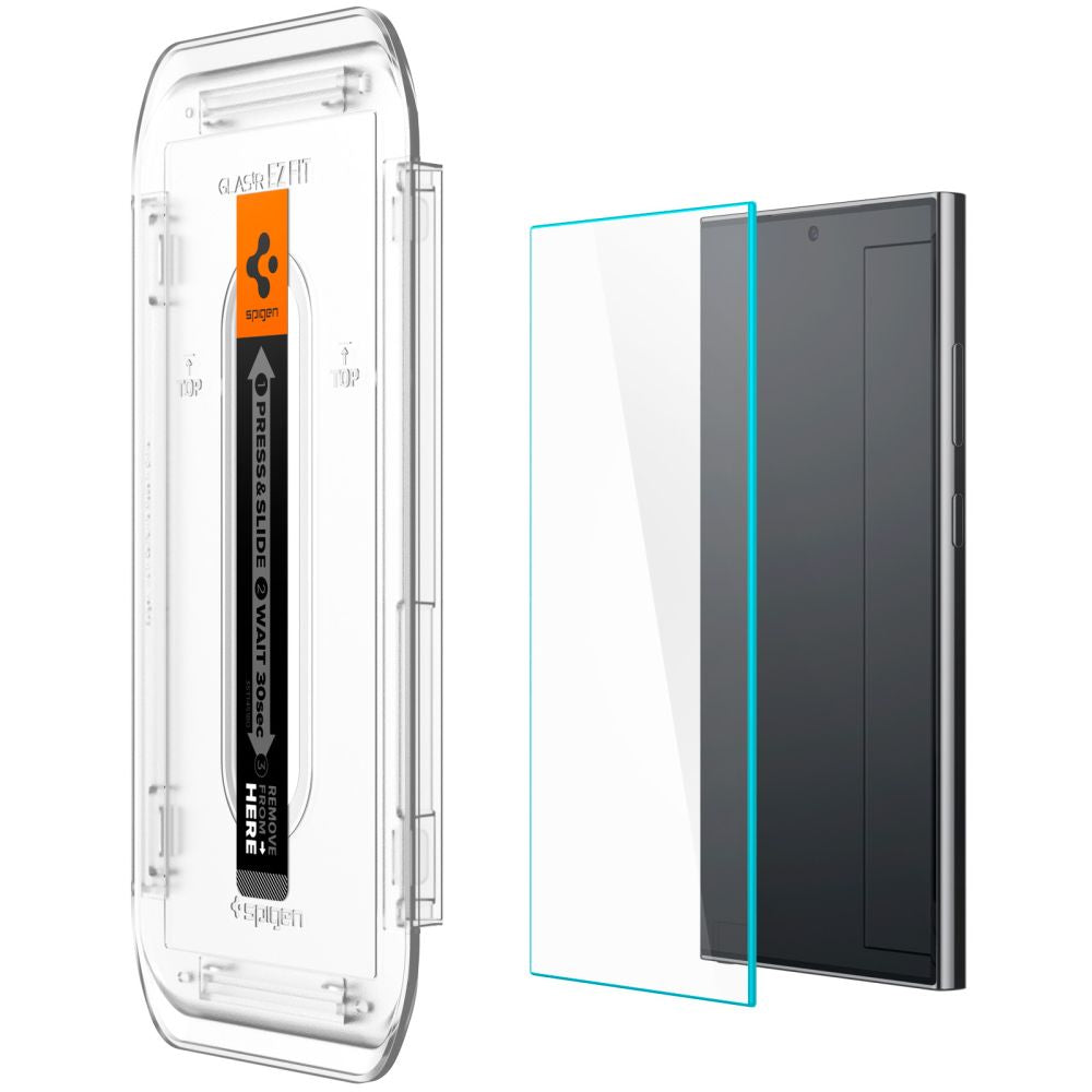 TVRDENÉ SKLO SPIGEN GLAS.TR ”EZ FIT” 2-PACK GALAXY S24 ULTRA CLEAR