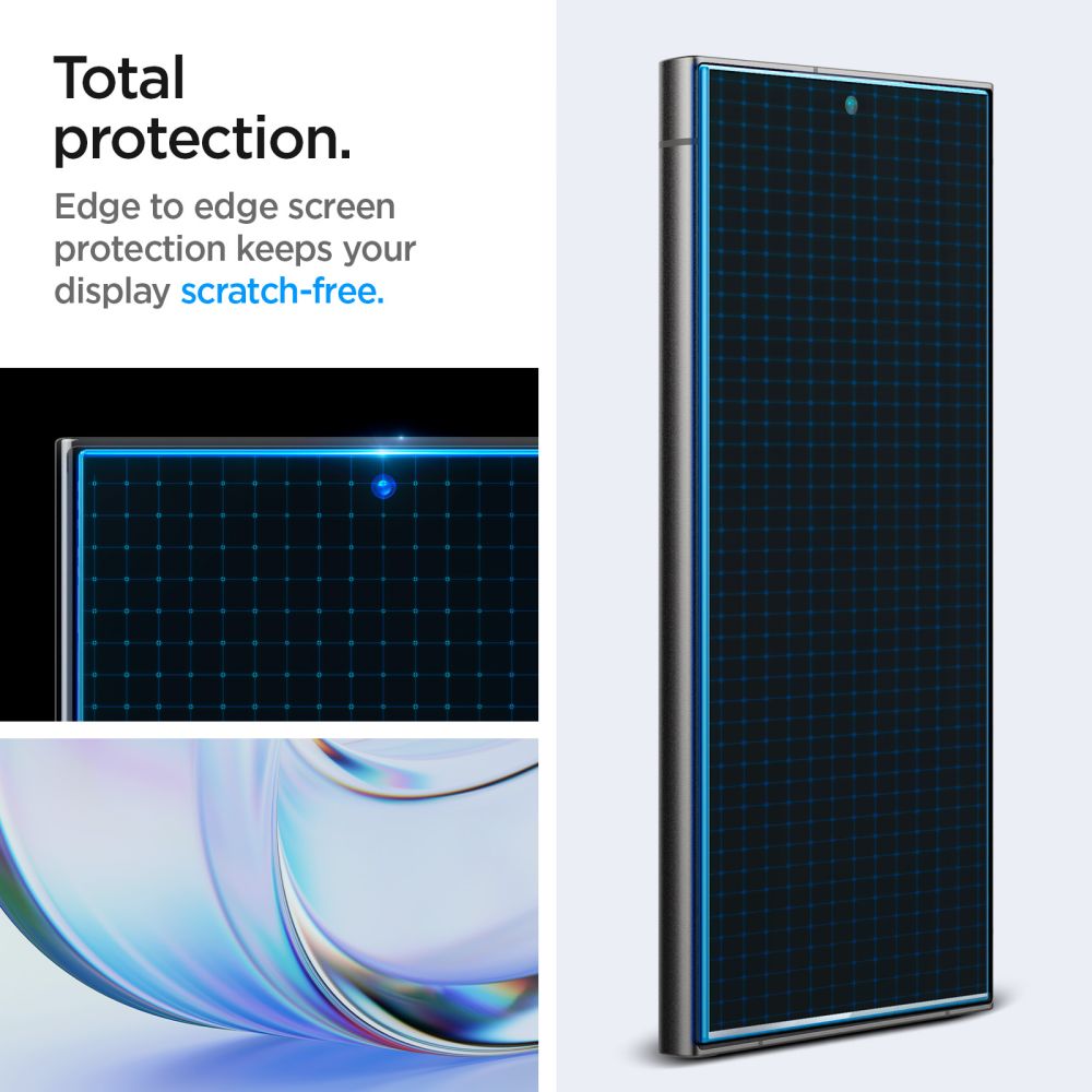 2X TVRDENÉ SKLO SPIGEN GLAS.TR ”EZ FIT” 2-PACK GALAXY S24 ULTRA PRIVACY