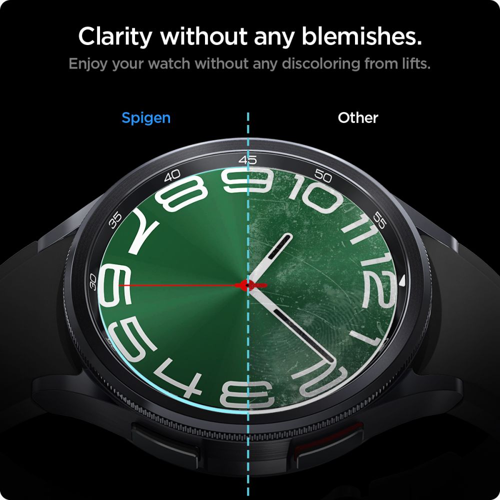 TVRDENÉ SKLO SPIGEN GLAS.TR ”EZ-FIT” 2-PACK GALAXY WATCH 6 CLASSIC (47 MM) CLEAR