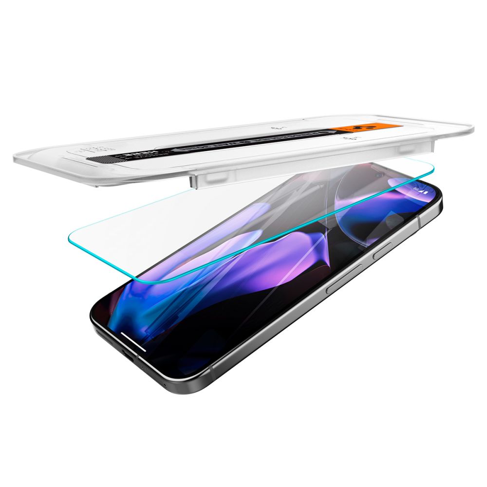 TVRDENÉ SKLO SPIGEN GLAS.TR ”EZ FIT” 2-PACK GOOGLE PIXEL 9 / 9 PRO CLEAR