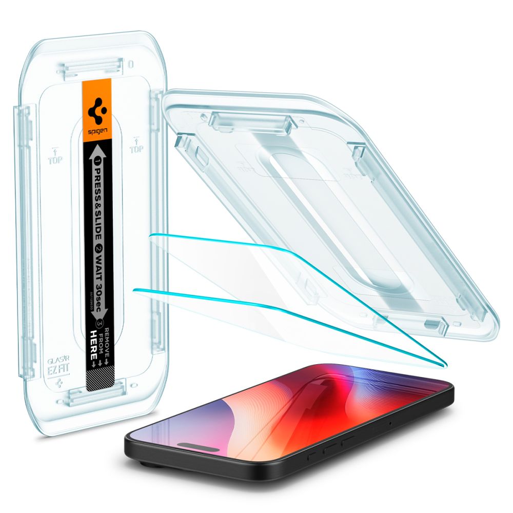 TVRDENÉ SKLO SPIGEN GLAS.TR ”EZ FIT” 2-PACK IPHONE 16 PRO MAX CLEAR