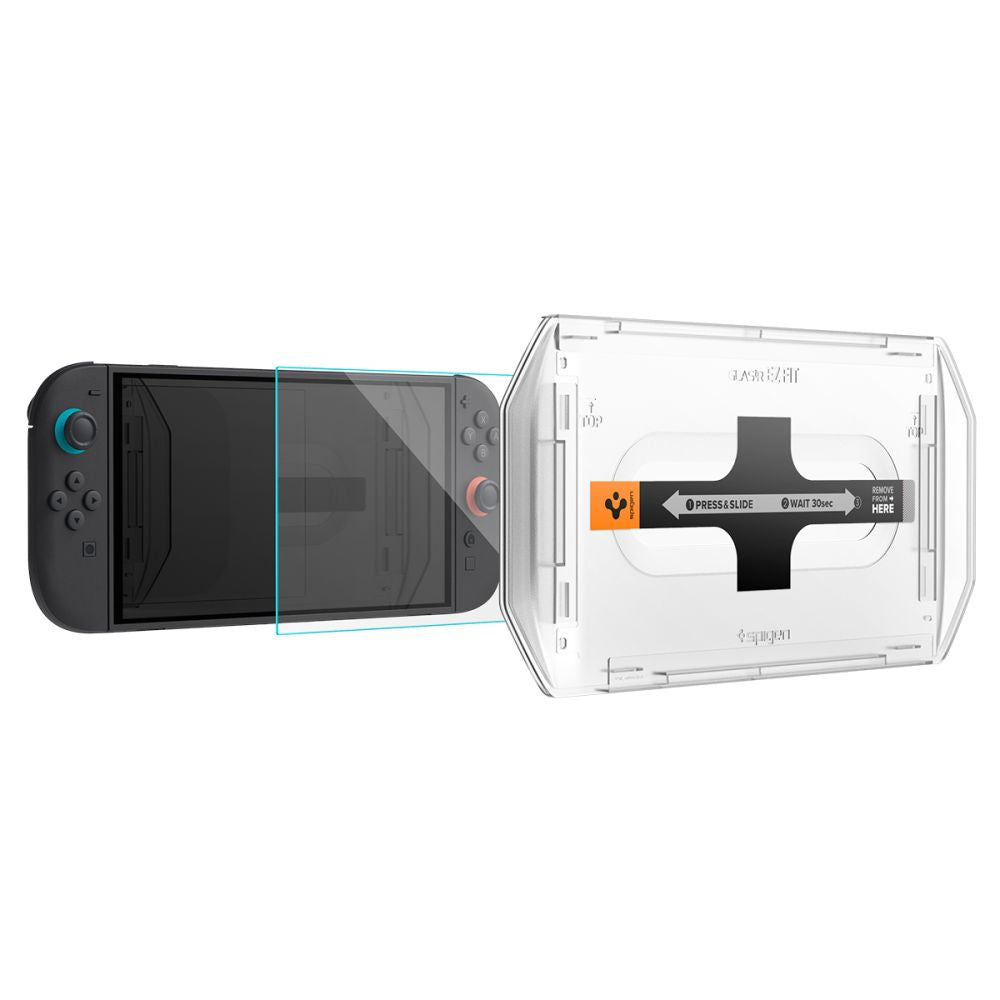 TVRDENÉ SKLO SPIGEN GLAS.TR ”EZ FIT” 2-PACK NINTENDO SWITCH 2 CLEAR