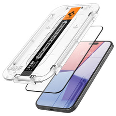 TVRDENÉ SKLO SPIGEN GLAS.TR ”EZ FIT” FC IPHONE 15 BLACK