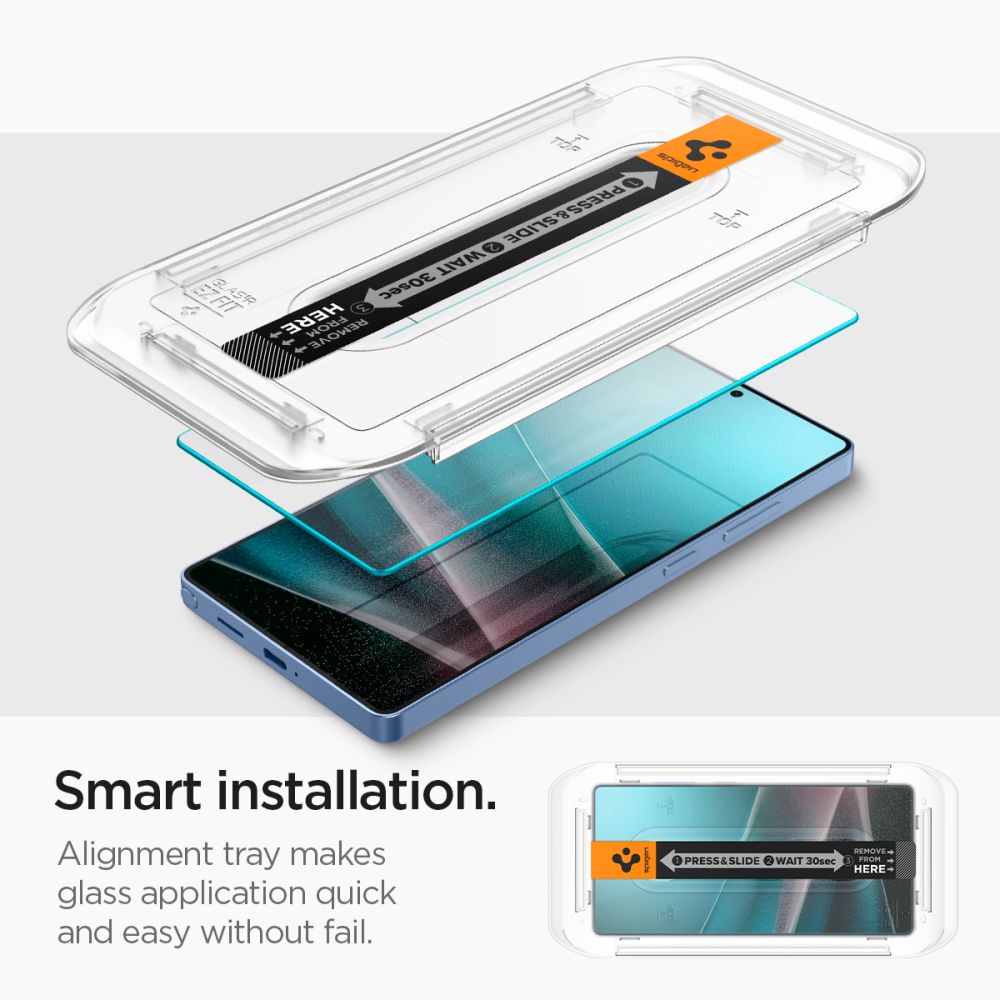 TVRDENÉ SKLO SPIGEN GLAS.TR ”EZ FIT” HD 2-PACK GALAXY S25 ULTRA CLEAR