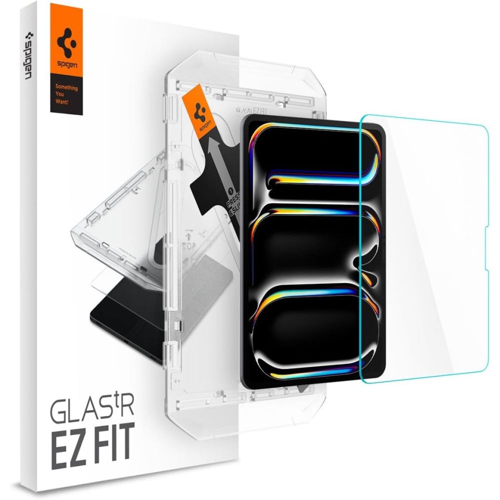 TVRDENÉ SKLO PRE IPAD PRO 11 5 / 2024 SPIGEN GLAS.TR ”EZ FIT” CLEAR