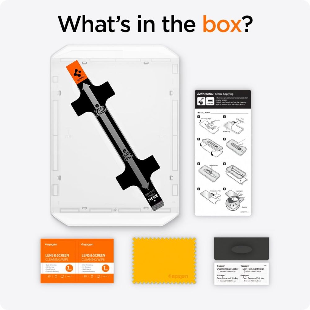 TVRDENÉ SKLO PRE IPAD PRO 13 7 / 2024 SPIGEN GLAS.TR ”EZ FIT” CLEAR