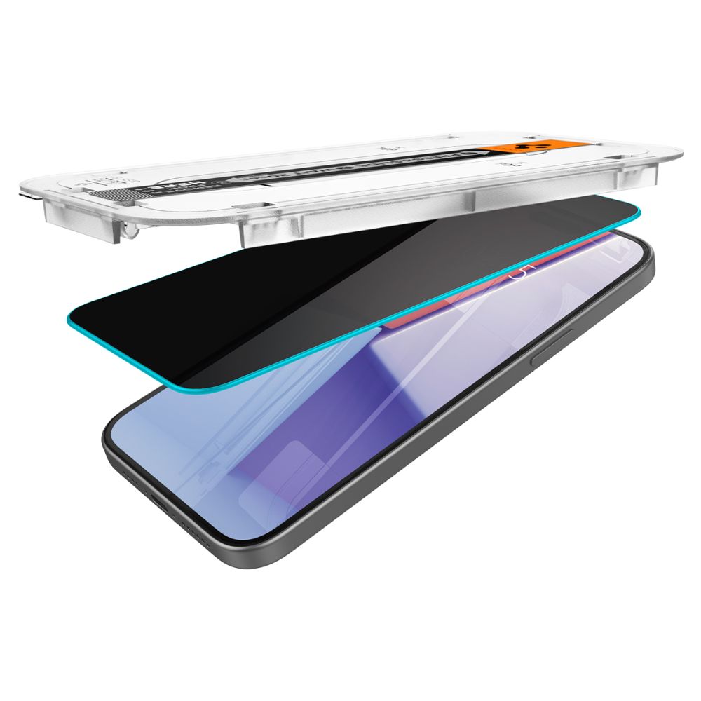 TVRDENÉ SKLO SPIGEN GLAS.TR ”EZ FIT” IPHONE 15 PLUS PRIVACY