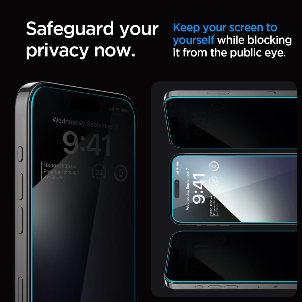 TVRDENÉ SKLO SPIGEN GLAS.TR ”EZ FIT” IPHONE 15 PLUS PRIVACY