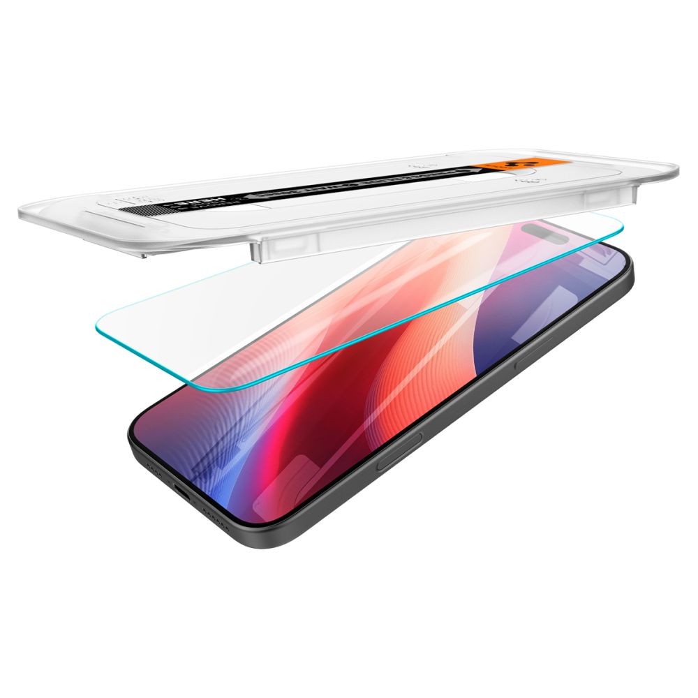 TVRDENÉ SKLO SPIGEN GLAS.TR ”EZ FIT” IPHONE 16 PRO CLEAR