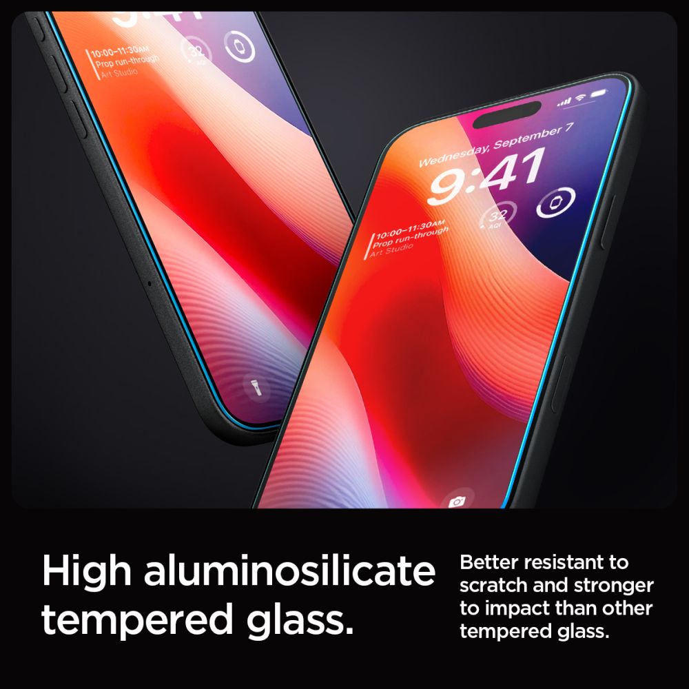 TVRDENÉ SKLO SPIGEN GLAS.TR ”EZ FIT” IPHONE 16 PRO CLEAR